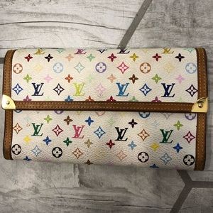 Louis Vuitton MultiColored Classic Monogram Wallet